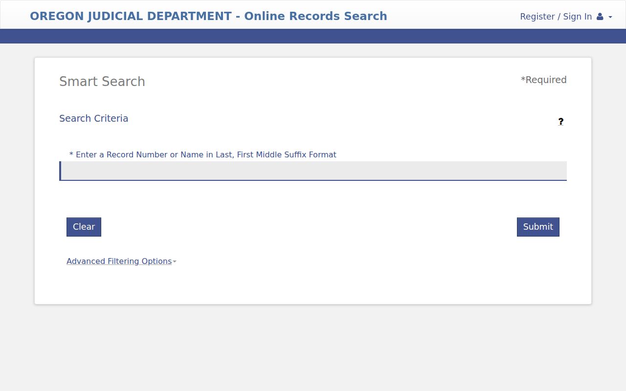 Springfield residents directory Oregon court name search