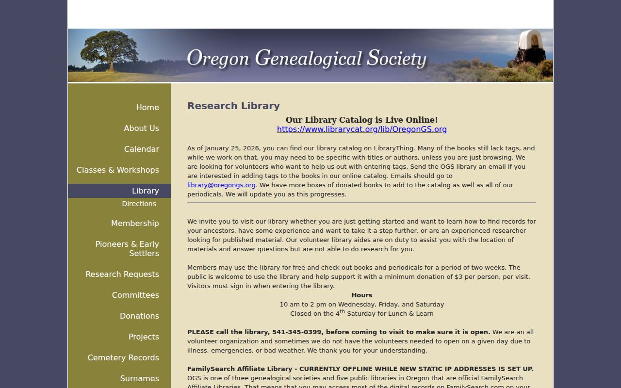 Springfield city directory research at the Oregon Genealogical Society Library